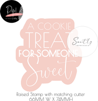A Cookie Treat for Someone Sweet Pop! Stamp with matching cutter