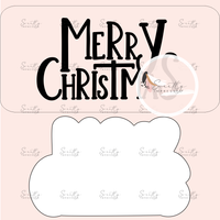 EASYTONE MERRY CHRISTMAS pop stamp with cutter - MINI