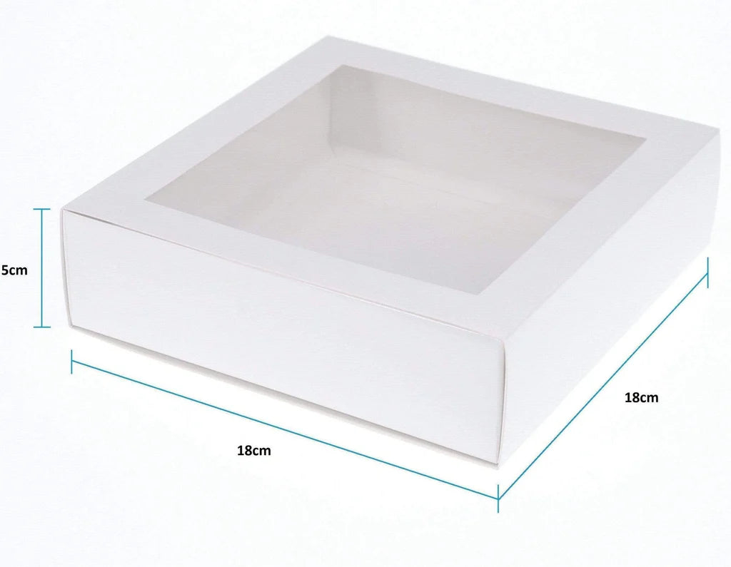 MEDIUM COOKIE/DESSERT BOX 18x18x5cm – Sweetly Impressed