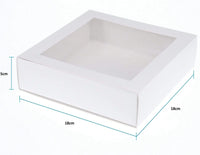 MEDIUM COOKIE/DESSERT BOX 18x18x5cm
