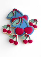 Cherry Pop Stamp with Cutter