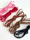 Leather ties - select colour from drop down