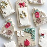 Discontinued - SHOP/HOME STAMP SET WITH MATCHING CUTTERS