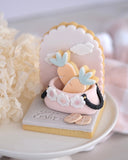 HAPPY EASTER CURSIVE MINI IMPRESSION STAMP