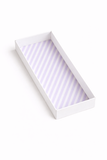 Digital COOKIE BOX liner - LILAC DIAGONAL STRIPE