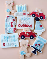 LARGE TEDDY POP STAMP WITH MATCHING CUTTER