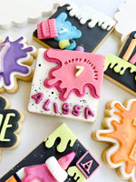 SLIME/PAINT SPLAT POP STAMP WITH MATCHING CUTTER