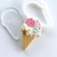 ICE CREAM POP STAMP WITH MATCHING CUTTER