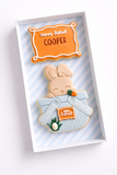 EASYTONE - BUNNY IN STRIPE PATTERN BASKET - STANDARD SIZE
