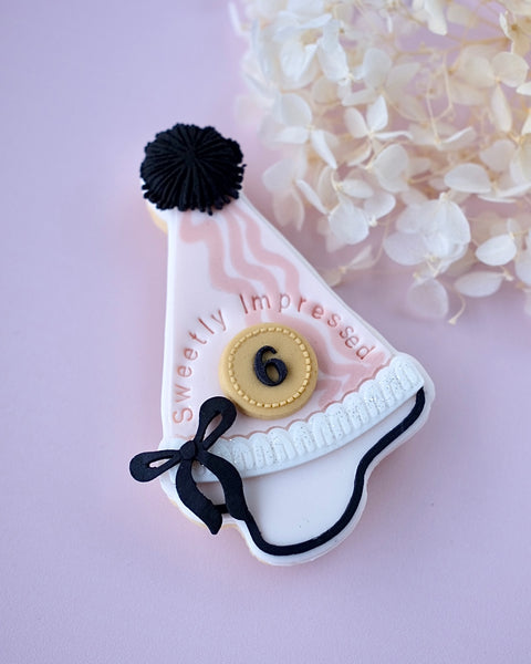 Party Hat Kit (Pop! Stamp, cutter and large Pom Pom Pop Mould)