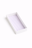 Digital COOKIE BOX liner - LILAC DIAGONAL STRIPE