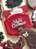 Merry Christmas Plaque Large | Stamp and Cutter
