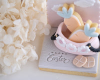 HAPPY EASTER CURSIVE MINI IMPRESSION STAMP