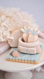 3D EASTER BASKET KIT (STAMP, CUTTER, NETTING RAINBOW ROLL AND SHAPER)