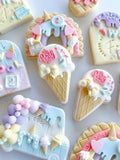 ICE CREAM POP STAMP WITH MATCHING CUTTER