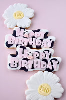 HAPPY BIRTHDAY BLOCK font Pop Stamp with matching cutter