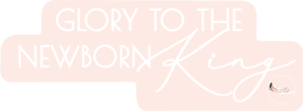 Petite Print-Glory to the newborn king