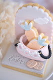 HAPPY EASTER CURSIVE MINI IMPRESSION STAMP