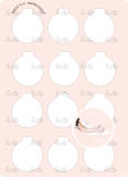 Choc Pop Bites Template - Bauble