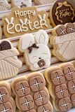 EASYTONE - MINI BUNNY HEAD HOLDING HOT CROSS BUN STAMP AND CUTTER