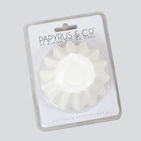 Papyrus & Co - WHITE Bloom Baking Cups - 24 Pack
