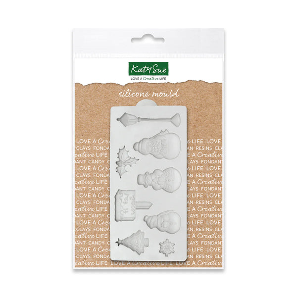 KATY SUE - Miniature Let it Snow Silicone Mould
