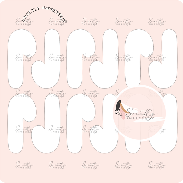 Choc Pop Bites Template - Candy Cane