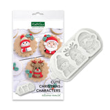 KATY SUE - Cute Christmas Characters Silicone Mould