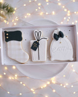 WHITE - Sweetly Impressed Gloss TWIN Cookie Box 18x9x2.3cm