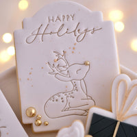 PORTRAIT PRINT - REINDEER (Optional Cutter)