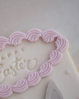HAPPY EASTER CURSIVE MINI IMPRESSION STAMP