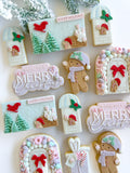WISHING YOU A MERRY CHRISTMAS POP STAMP WITH MATCHING CUTTER