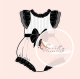 EASYTONE - FRILL ROMPER with BOW