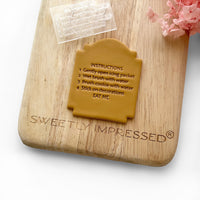 DIY INSTRUCTION IMPRESSION STAMP