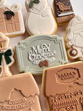 Merry Christmas Plaque Large | Stamp and Cutter