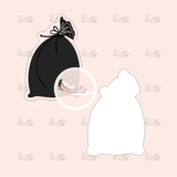 MINI HESSIAN SACK POP STAMP WITH MATCHING CUTTER