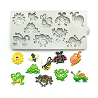 KATY SUE - MINIATURE SUMMER BUGS SILICONE MOULD