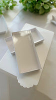 WHITE - Sweetly Impressed Gloss TWIN Cookie Box 18x9x2.3cm