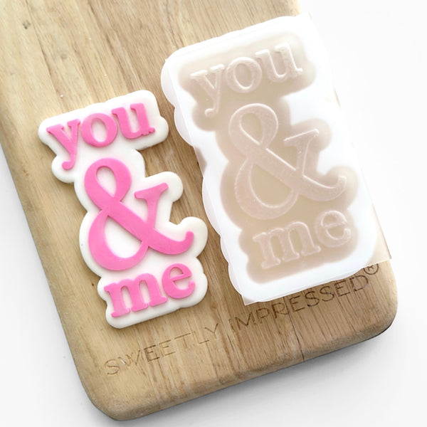 YOU & ME POP STAMP WITH MATCHING CUTTER