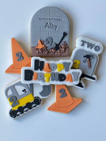 HAPPY BIRTHDAY BLOCK font Pop Stamp with matching cutter
