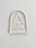 Large Snow Globe | Christmas House - Peaked Roof