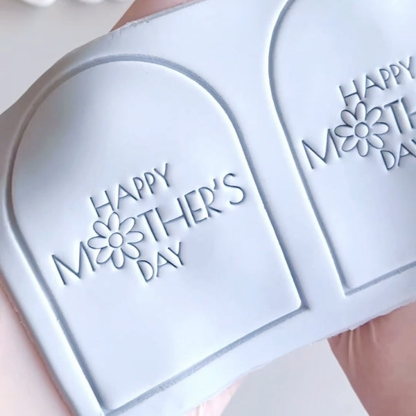 HAPPY MOTHERS DAY DAISY IMPRESSION STAMP
