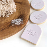 IMPRESSION STAMP - MUM, A TITLE JUST ABOVE QUEEN - EXCESS STOCK