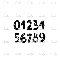 Race Track/Stitching FONT & NUMBER POP MOULD PLATE COMBO
