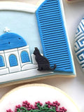 MULTI POP MOULD - SANTORINI INSPIRED - CAT/FELINE AND BOUGANVILLEA FLORAL