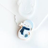 SNOWMAN POP STAMP WITH CUTTER