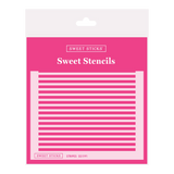 SWEET STICKS SWEET STENCILS - STRIPES SS1191