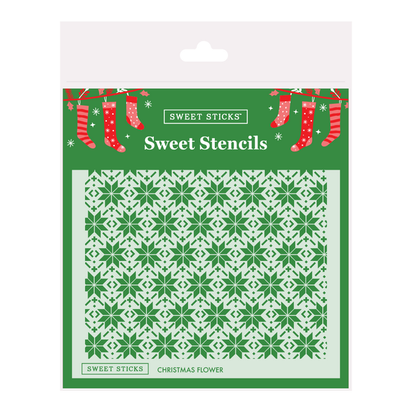 SWEET STICKS SWEET STENCILS - CHRISTMAS FLOWER