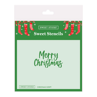SWEET STICKS SWEET STENCILS - CHRISTMAS SCRIPT