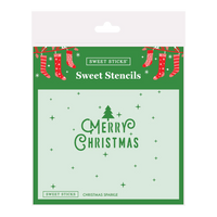 SWEET STICKS SWEET STENCILS - CHRISTMAS SPARKLE